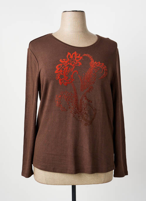 Top marron BARBARA LEBEK femme