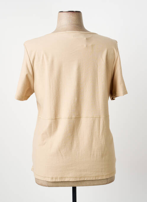 T-shirt coupe droite manches courtes beige ANANKE femme