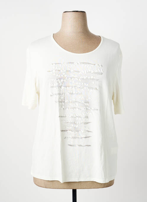 T-shirt beige BARBARA LEBEK femme