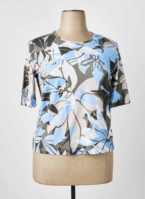 T-shirt bleu FRANK WALDER femme