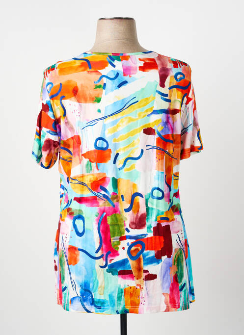 T-shirt bleu GUY DUBOUIS femme