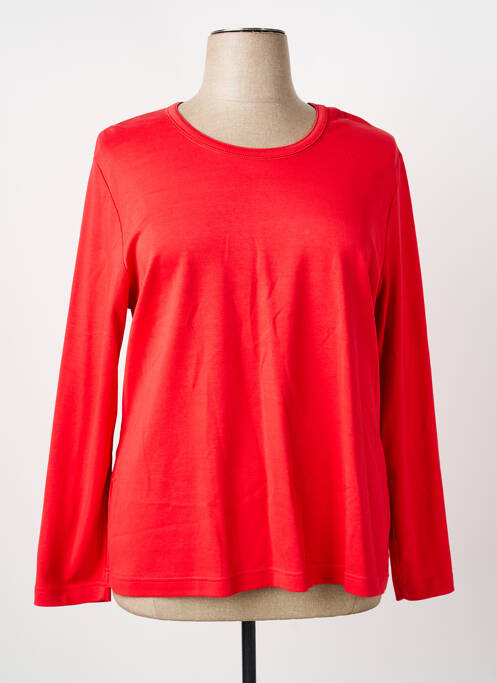 T-shirt stretch manches longues rouge RABE femme