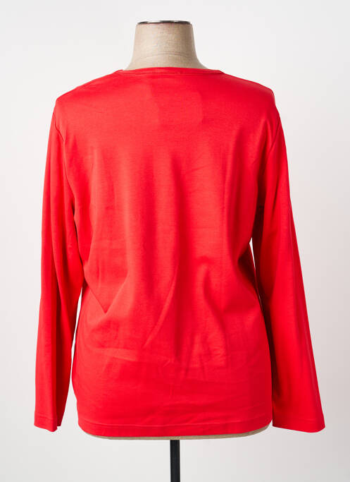 T-shirt stretch manches longues rouge RABE femme