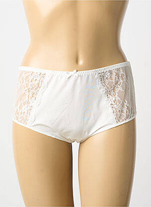 Culotte tissage satiné beige LINGADORE femme