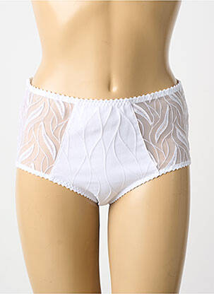 Culotte stretch blanc LOUISA BRACQ femme
