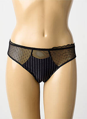 Culotte effet matière satinée noir ANTIGEL femme