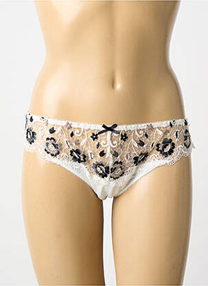 Culotte tissage satiné beige AUBADE femme