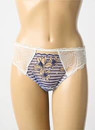 Culotte effet matière satinée bleu LISE CHARMEL femme