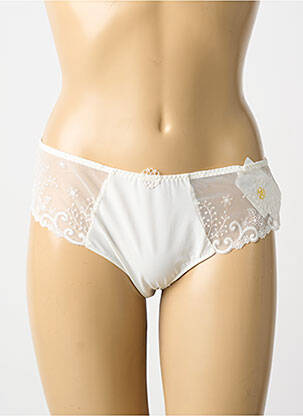 Culotte tissage satiné beige SIMONE PERELE femme
