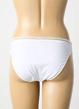 Culotte tissage satiné blanc ANTIGEL femme