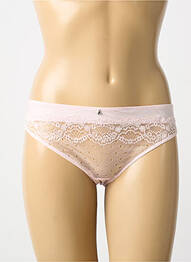 Culotte tissage satiné rose LINGADORE femme