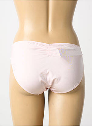 Culotte tissage satiné rose LINGADORE femme