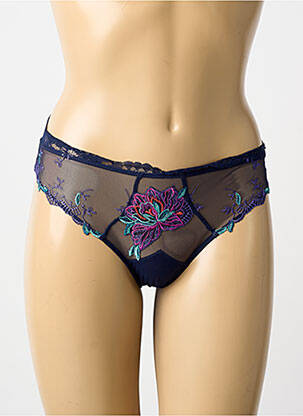 Culotte broderie dentelle de calais bleu LISE CHARMEL femme