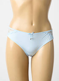 Culotte tissage satiné bleu LINGADORE femme