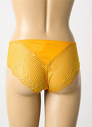 Culotte tissage satiné jaune HANRO femme