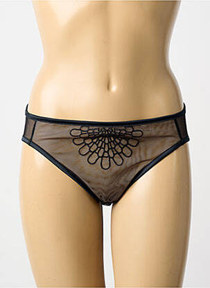 Culotte légère et transparente noir IMPLICITE femme