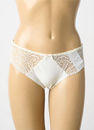 Culotte effet matière satinée beige SIMONE PERELE femme
