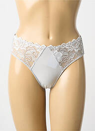 Culotte tissage satiné gris WACOAL femme