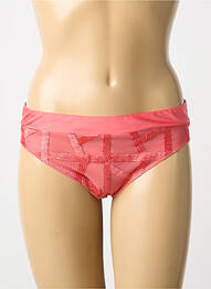 Culotte tissage satiné rose LOUISA BRACQ femme