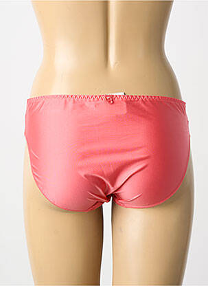 Culotte tissage satiné rose LOUISA BRACQ femme