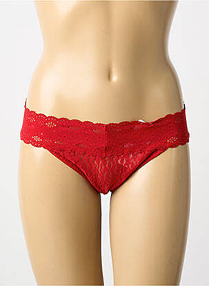 Culotte légère et transparente rouge WACOAL femme