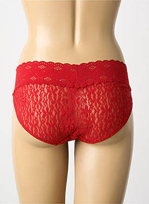 Culotte légère et transparente rouge WACOAL femme