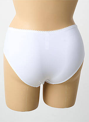 Culotte tissage satiné blanc PIEGE femme