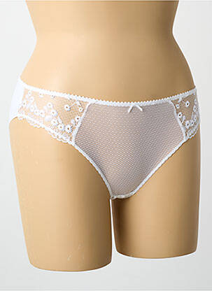 Culotte tissage satiné blanc AUBADE femme