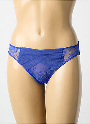 Culotte légère et transparente bleu CHANTAL THOMASS femme