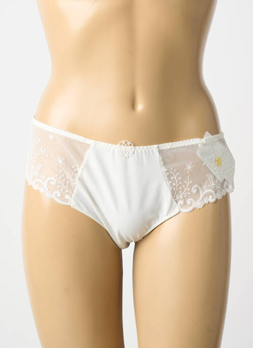 Culotte tissage satiné beige SIMONE PERELE femme