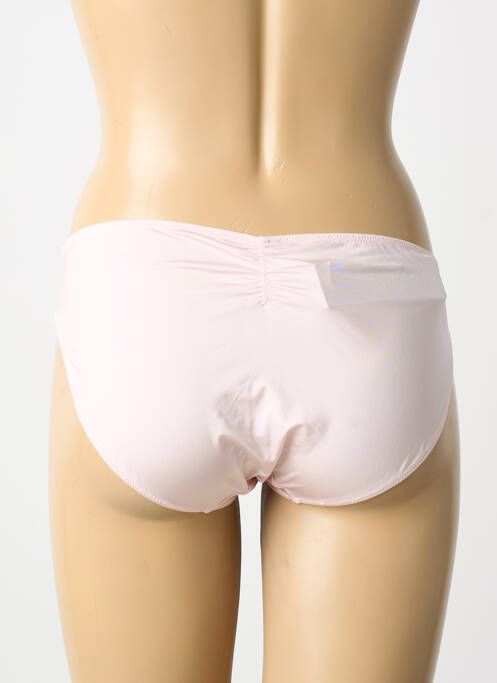 Culotte tissage satiné rose LINGADORE femme