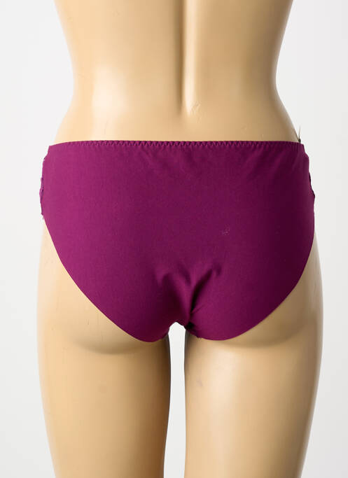 Culotte effet matière satinée violet SIMONE PERELE femme