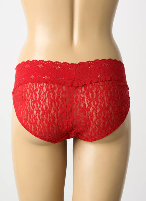 Culotte légère et transparente rouge WACOAL femme