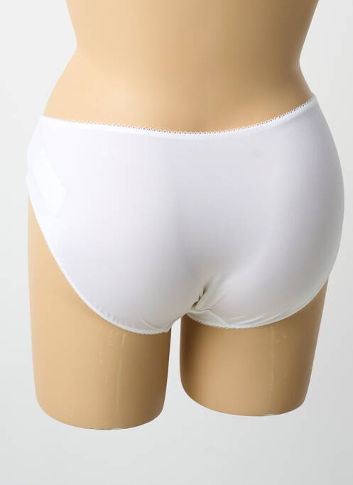 Culotte tissage satiné blanc ELOMI femme