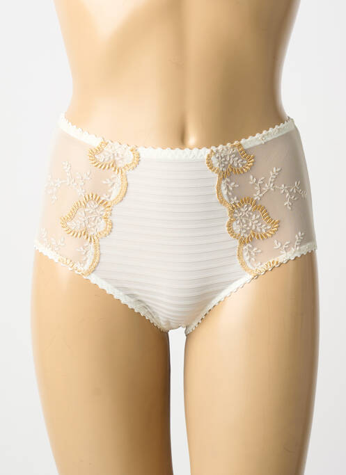 Culotte haute beige LOUISA BRACQ femme