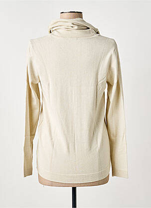 Pull coupe cintrée manches longues beige BARBARA LEBEK femme