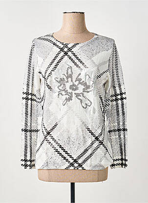 T-shirt manches longues manches longues gris THOMAS RABE femme