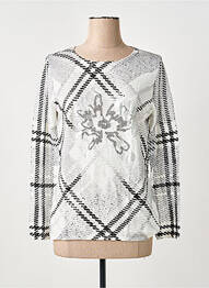 T-shirt manches longues manches longues gris THOMAS RABE femme