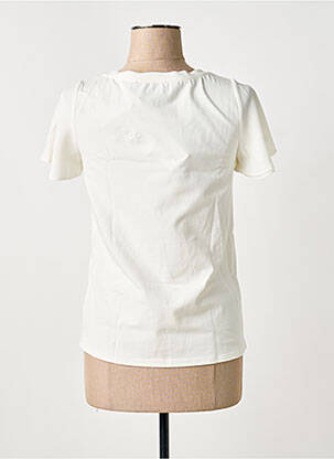 T-shirt stretch manches courtes blanc ANANKE femme
