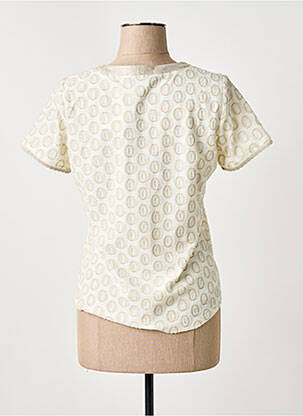 T-shirt imprimé fantaisie manches courtes beige GREGORY PAT femme