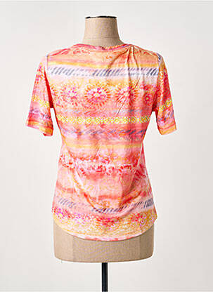 T-shirt imprimé fantaisie manches courtes rose RABE femme