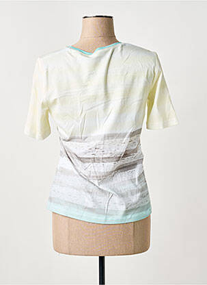 T-shirt imprimé fantaisie manches courtes vert FRANK WALDER femme