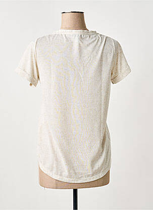 T-shirt imprimé fantaisie manches courtes beige MERI & ESCA femme