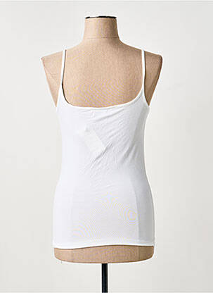 Débardeur stretch sans manche blanc VIRIATO femme