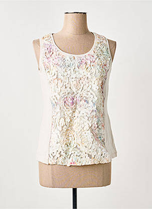 Débardeur stretch sans manche beige RABE femme