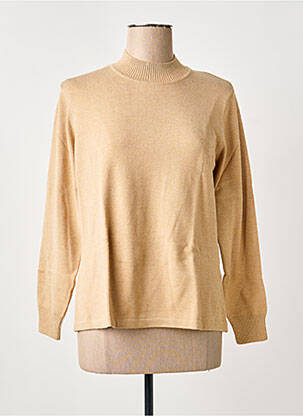 Pull stretch manches longues marron RABE femme