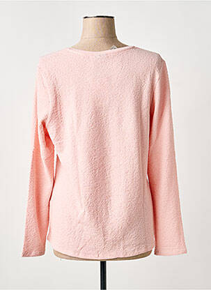 Pull coupe droite manches longues rose BARBARA LEBEK femme