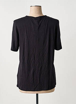 T-shirt coupe droite manches courtes noir BARBARA LEBEK femme