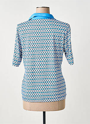 Polo stretch manches courtes bleu RABE femme