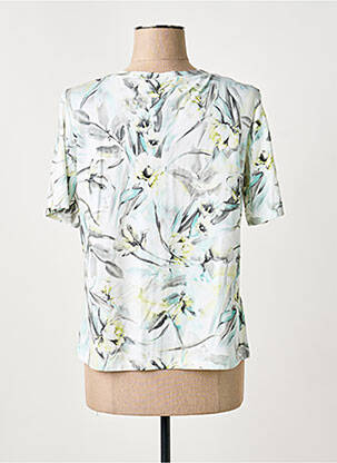 T-shirt stretch manches courtes vert FRANK WALDER femme